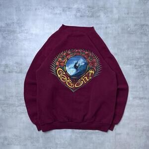 Y2K Gotcha Surf Burgundy Red Sweatshirt